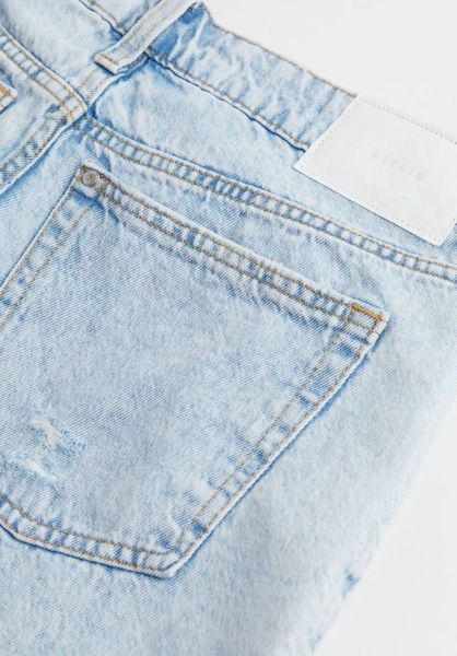 Женские шорты джинсовые Boyfriend 9O-s H&M (56895) W36 Голубые 56895 фото