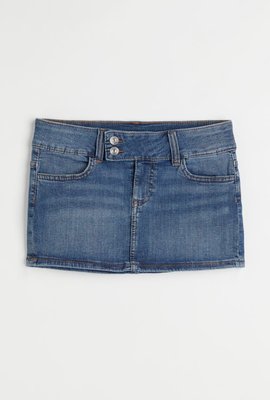 Жіноча джинсова міні спідниця Н&М (56900) XS Синя 56900 фото