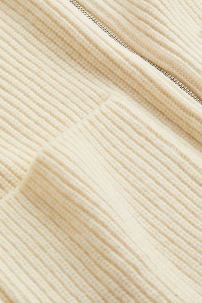 Женский свитер на молнии Н&М (10048) XL Молочный 10048 фото