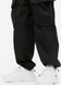 Чоловічі нейлонові штани Relaxed Fit H&M (55992) S Чорні 55992 фото 2