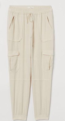 Жіночі універсальні штани джоггери Н&М (57085) XL Світло-бежеві  57085 фото