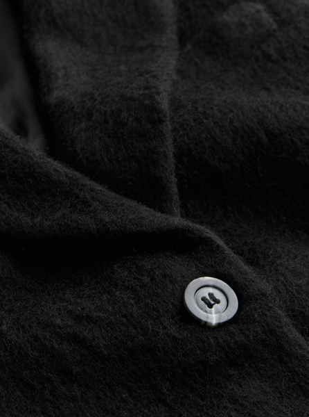 Жіночий оверсайз піджак із вовняної суміші Н&М (56505) XS Чорний  56505 фото