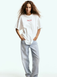 Жіноча футболка оверсайз з принтом Н&М (56539) S Біла 56539 фото 2