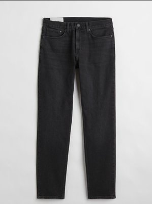 Чоловічі джинси Slim fit stretch H&M (56141) W34 L32 Чорні 56141_ фото
