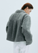 Жіноча куртка із вовняної суміші Н&М (56226) М Темно-сіра 56226_m фото 7