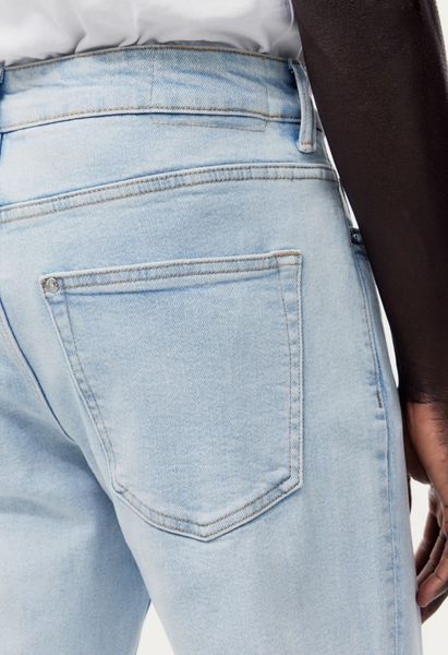 Чоловічі прямі звичайні джинси Н&М (56874) W31 L32 Блакитні  56874 фото