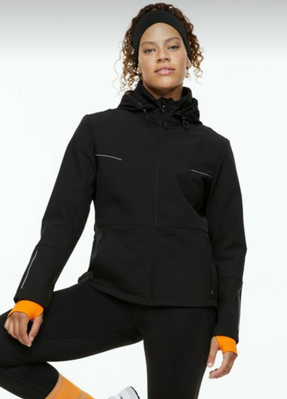 Жіноча вітрозахисна куртка Н&М (56093) XS Чорна 56093 фото