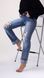Жіночі прямі джинси висока талія Н&М (10254) W34 Сині 10254 фото 1