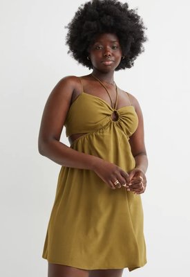 Жіноча сукня з розрізами Н&М (57060) XS Зелена 57060 фото