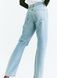 Жіночі джинси з прямою завишеною талією в стилі 90-х (55607) W42 Блакитні 55607 фото 4