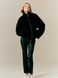 Женская плюшевая куртка Н&М (56523) XS Черная 56523 фото 2
