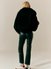 Жіноча плюшева куртка Н&М (56523) XS Чорна 56523 фото 4
