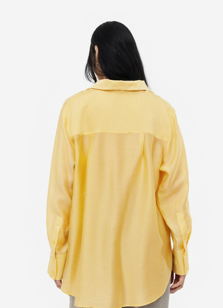 Жіноча сорочка H&M (55838) XS Жовта 55838 фото