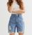 Жіночі джинсові шорти бермуди з високою талією Н&М (56903) W38 Сині 56903 фото