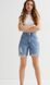 Жіночі джинсові шорти бермуди з високою талією Н&М (56903) W38 Сині 56903 фото 3