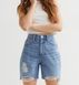 Жіночі джинсові шорти бермуди з високою талією Н&М (56903) W38 Сині 56903 фото 1