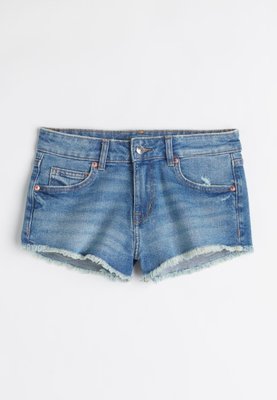 Жіночі джинсові шорти із заниженою талією Н&М (56954) W34 Сині 56954 фото