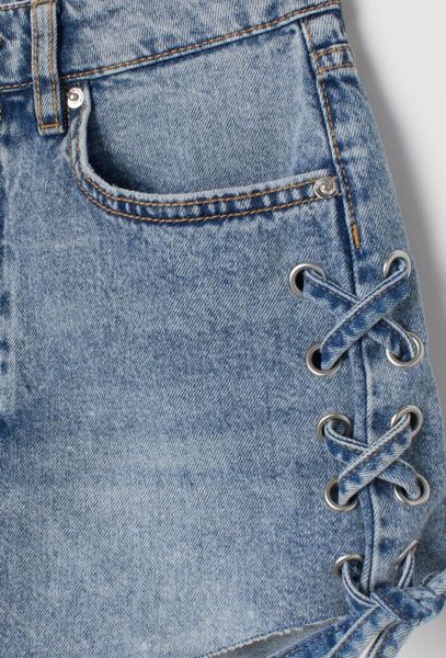 Жіночі джинсові шорти з високою талією Н&М (56896) W34 Сині 56896 фото