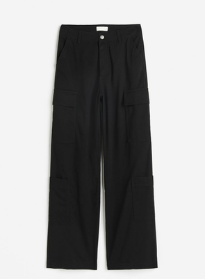 Жіночі штани карго H&M (56148) XS Чорні 56148 фото