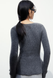Жіночий приталений светр з вирізом Н&М (56328) XS Сірий 56328 фото 4