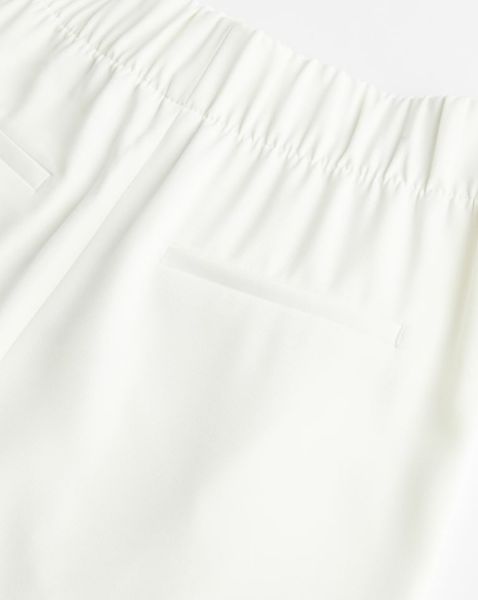 Жіночі штани кюлоти H&М (55619) XS Білі 55619 фото