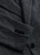 Чоловічий свобідний двобортний піджак із суміші вовни Н&М (56524) M Темно-сірий 56524_50 фото 4