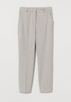 Жіночі класичні штани-сігарети Н&М (57033) S Світло-бежеві  57033 фото