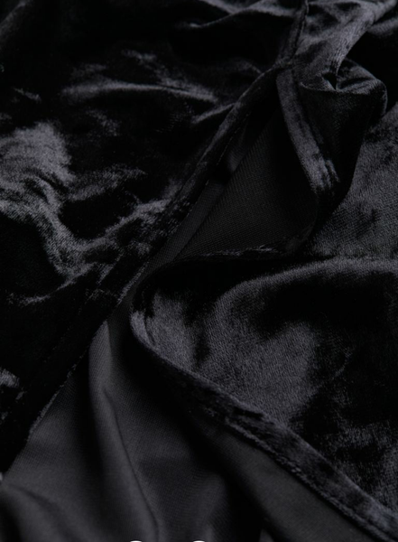 Жіноча оксамитова спідниця Н&М (56559) XS Чорна 56559 фото