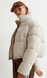 Женская стеганная куртка Н&М (10007) M Светло-бежевая 10007 фото 8