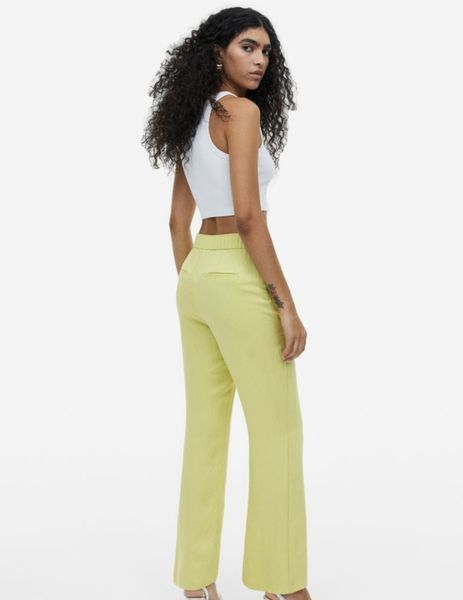 Жіночі елегантні штани Н&М (55699) XS Зелені 55699 фото