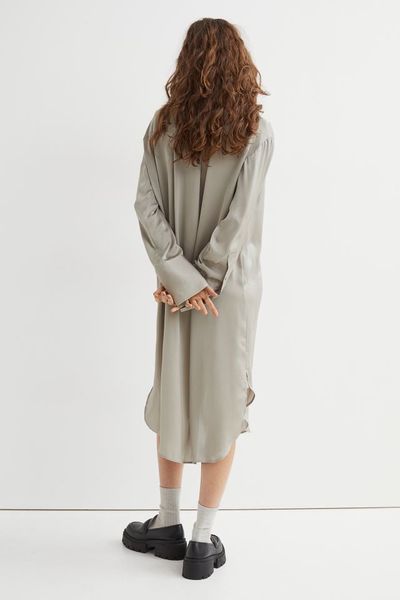 Жіноча сукня вільного крою H&M (10214) XS Сіра 10214 фото