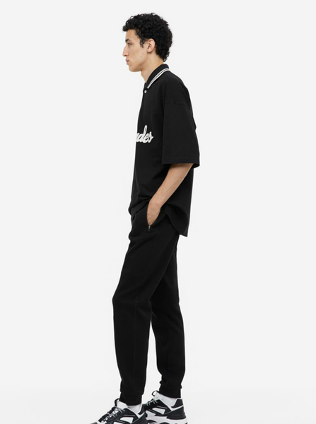 Чоловічі спортивні штани-джогери Н&М (56215) М Чорні 56215 фото