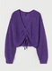 Жіночий в'язаний светр H&M (56331) XS Фіолетовий 56331 фото 1