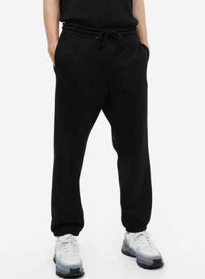 Чоловічі спортивні штани Relaxed Fit H&M (56391) XL Чорні 56391_ фото