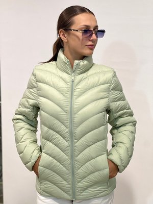 Женская стеганная куртка М&S (56096) 8 Светло-зеленая 56096 фото