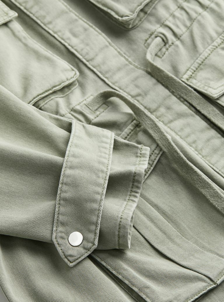 Жіноча джинсова куртка H&M (67555) XXS Зелена 67555 фото
