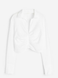 Жіноча блуза з коміром H&M (73736) S Біла 73736 фото 2