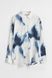 Жіноча атласна сорочка H&M (10216) XL Синя 10216 фото 2