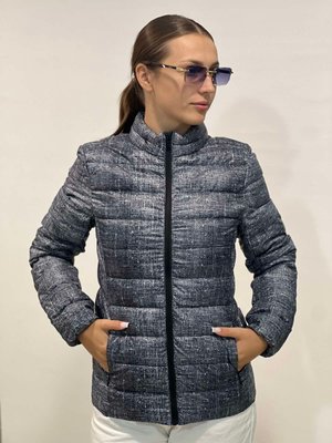 Жіноча стьобана куртка М&S (56097) 8 Темно-сіра 56097 фото
