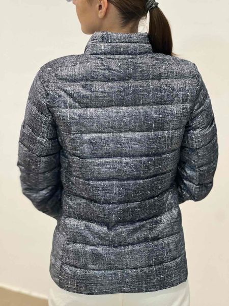 Жіноча стьобана куртка М&S (56097) 8 Темно-сіра 56097 фото
