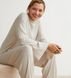Жіночий светр в рубчик Н&М (56446) S Світло-бежевий  56466 фото 3