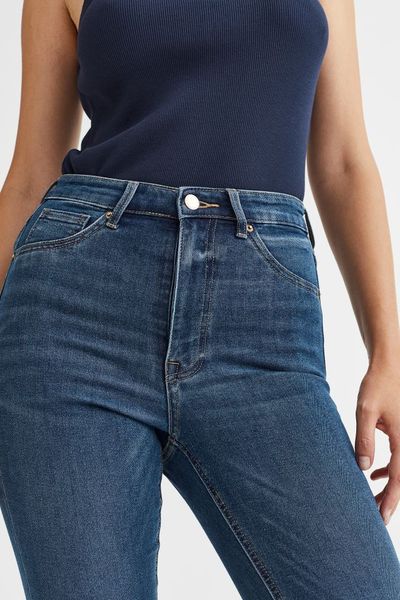 Жіночі джинси скіні H&M (10041) W36 Cині 10041 фото