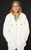 Жіноча плюшева куртка Н&М (56190) S Біла 56190_ фото