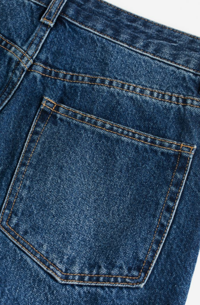 Жіночі джинси Wide Regular waist H&M (56270) W34 Темно-сині 56270 фото