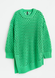 Жіночий асиметричний ажурний светр Н&М (56136) XS Зелений 56136 фото 3