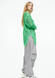 Жіночий асиметричний ажурний светр Н&М (56136) XS Зелений 56136 фото 7
