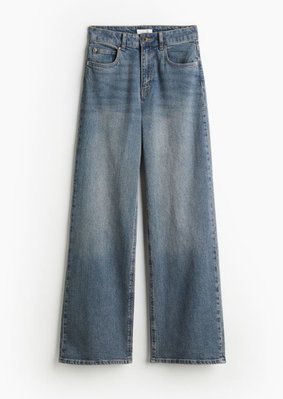 Жіночі джинси Wide High H&M (56942) W40 Темно-сині 56942_l фото
