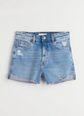 Жіночі джинсові шорти Н&М (56908) W36 Сині 56908 фото