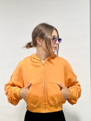 Женская спортивная кофта Н&М (56073) М Оранжевая 56073 фото