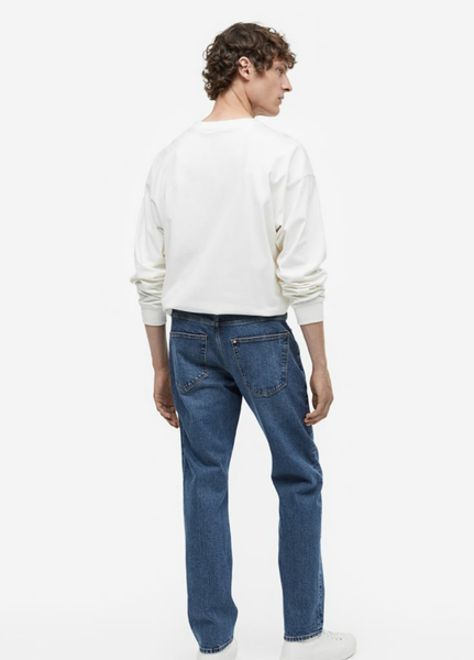 Чоловічі джинси Straight Regular fit Н&М (56180) W29 L32 Сині 56180 фото